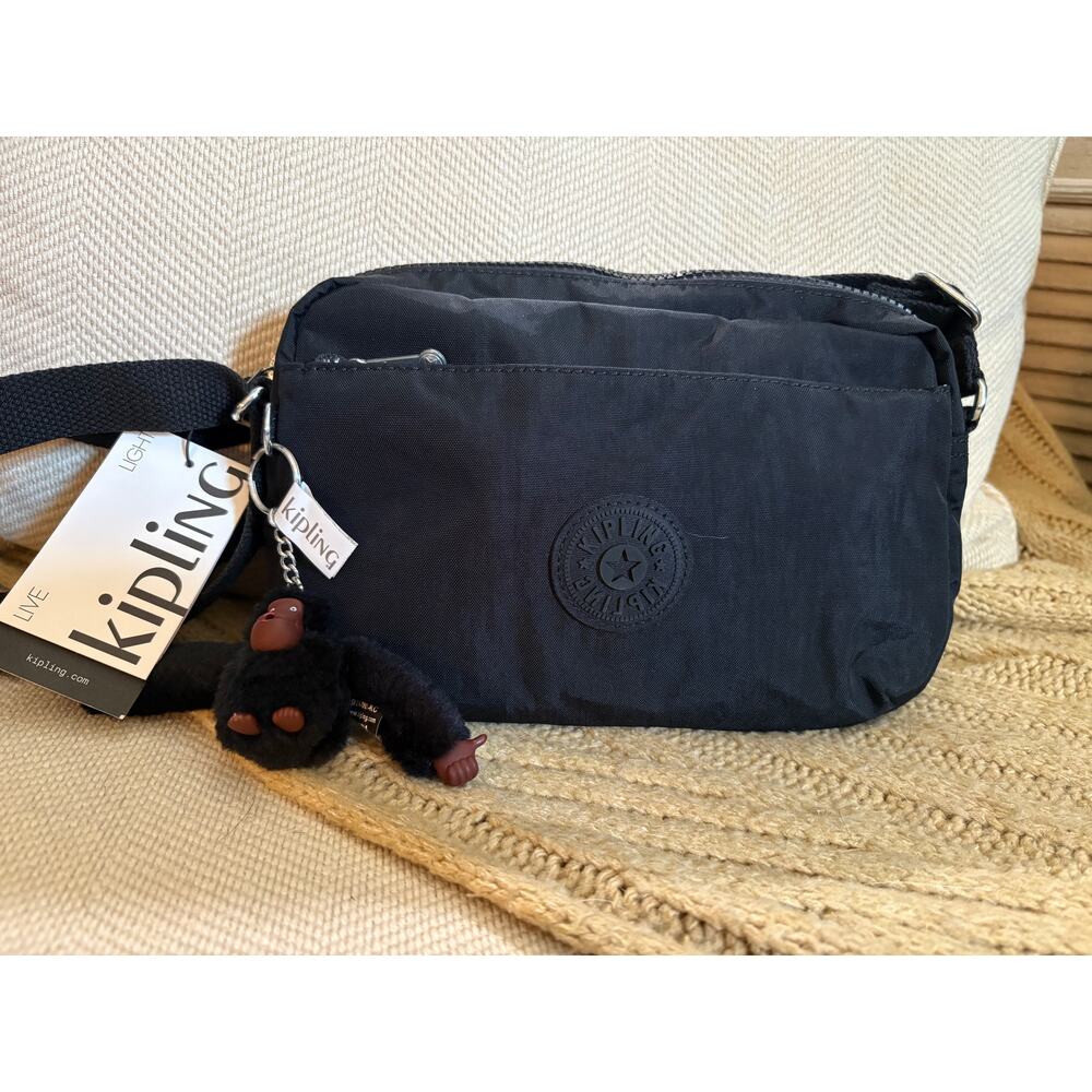 Kipling Damian Up Crossbody Bag - Black - NWT